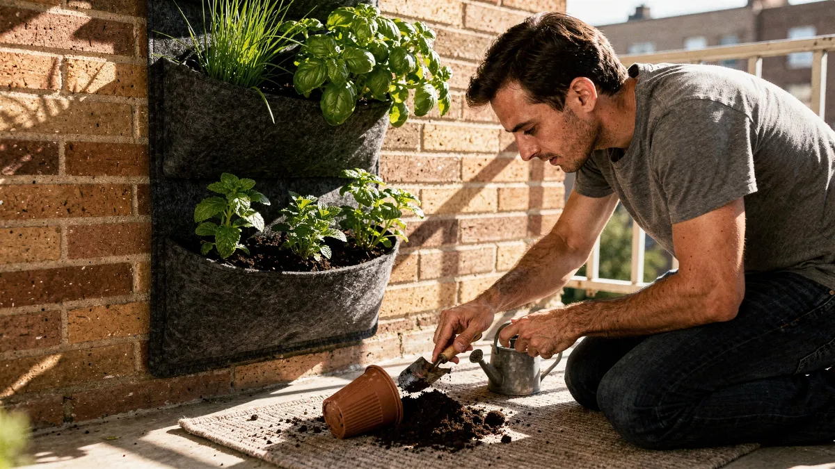 A Guide To Vertical Planters for Balcony Herb Gardens