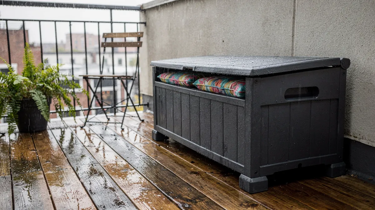 A Guide To Weatherproof Storage Boxes for Small Patios