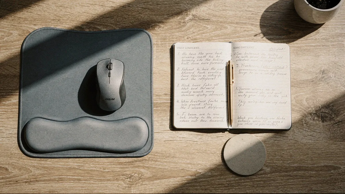 A Guide To Ergonomic Mouse Pads for Office Desks